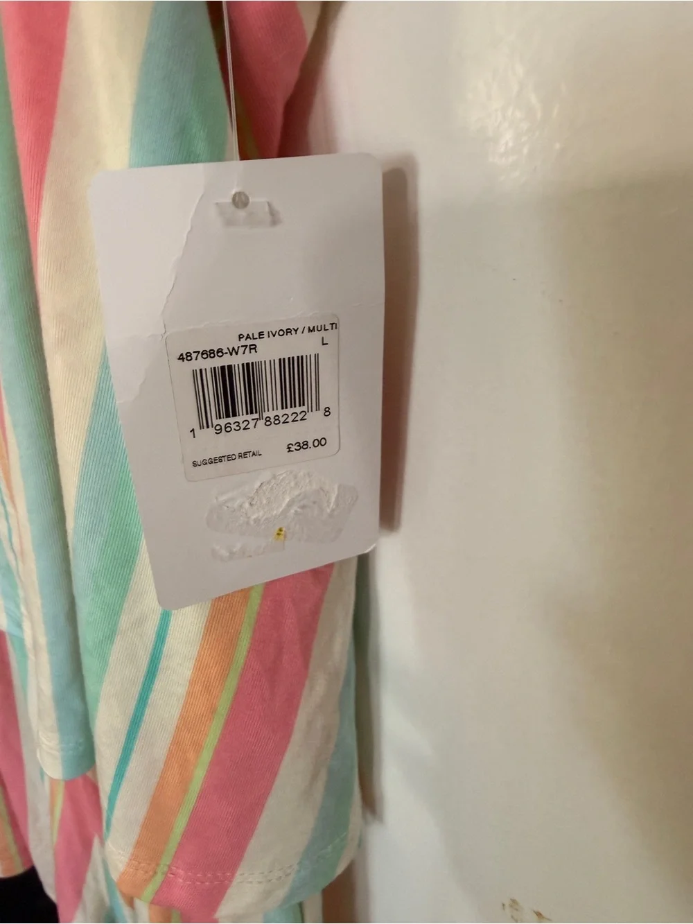 Hurley Girls Multicolor Pastel Stripe One-Piece